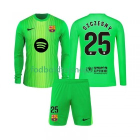 FC Barcelona Szczesny 25 Målmand Børn Hjemme Fodboldsæt 2025-26 L/S (+ Korte bukser)